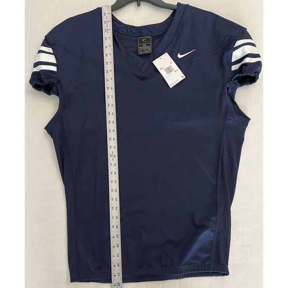 Nike CI3767-420 Mens Sz XXL Football Performance Jersey Mesh Vented NAVY BLUE - Picture 5 of 7